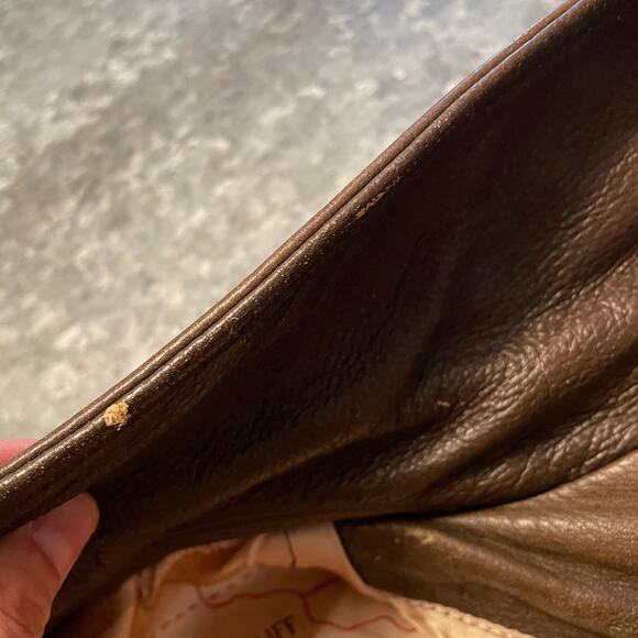 Pearl Harbor Leather A2 Bomber Jacket Large Touchstone Pictures Vintage Y2K - Picture 10 of 16